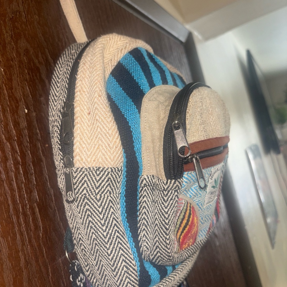 Multicolor Patterned Backpack - Picture 2 of 4